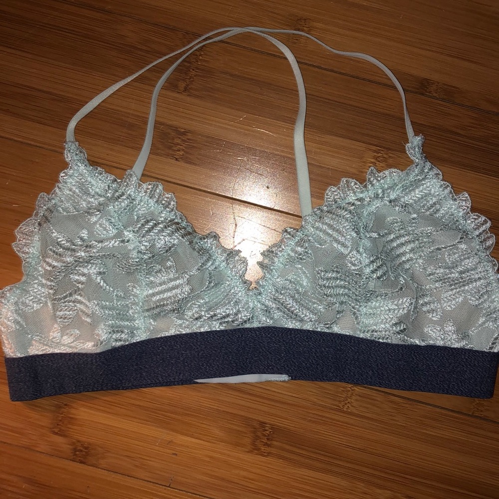 Teal aerie bralet
